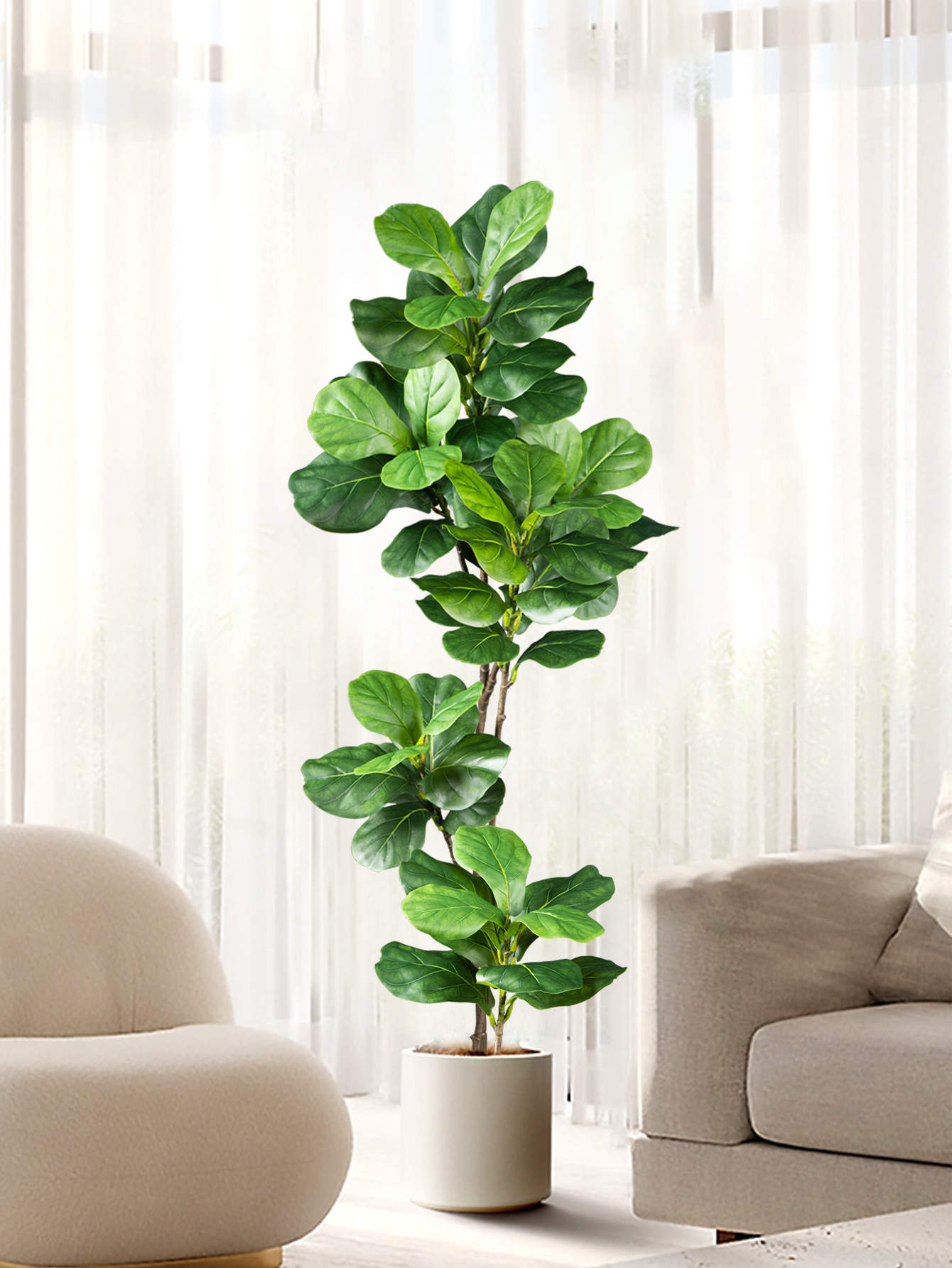 70-135cm Large Artificial Ficu - Rubber Plant Ficus recensione e prezzo
