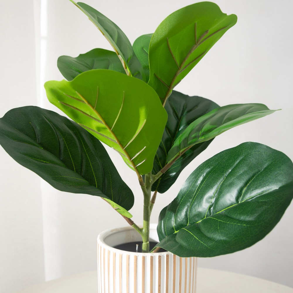 38cm 9 Forks Artificial Ficus  - Rubber Plant Ficus recensione e prezzo