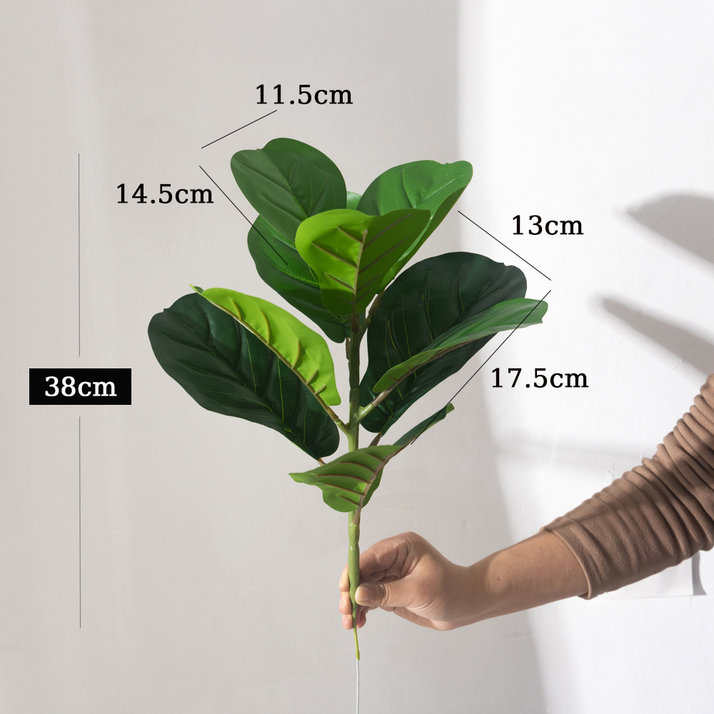 38cm 9 Forks Artificial Ficus  - Rubber Plant Ficus recensione e prezzo