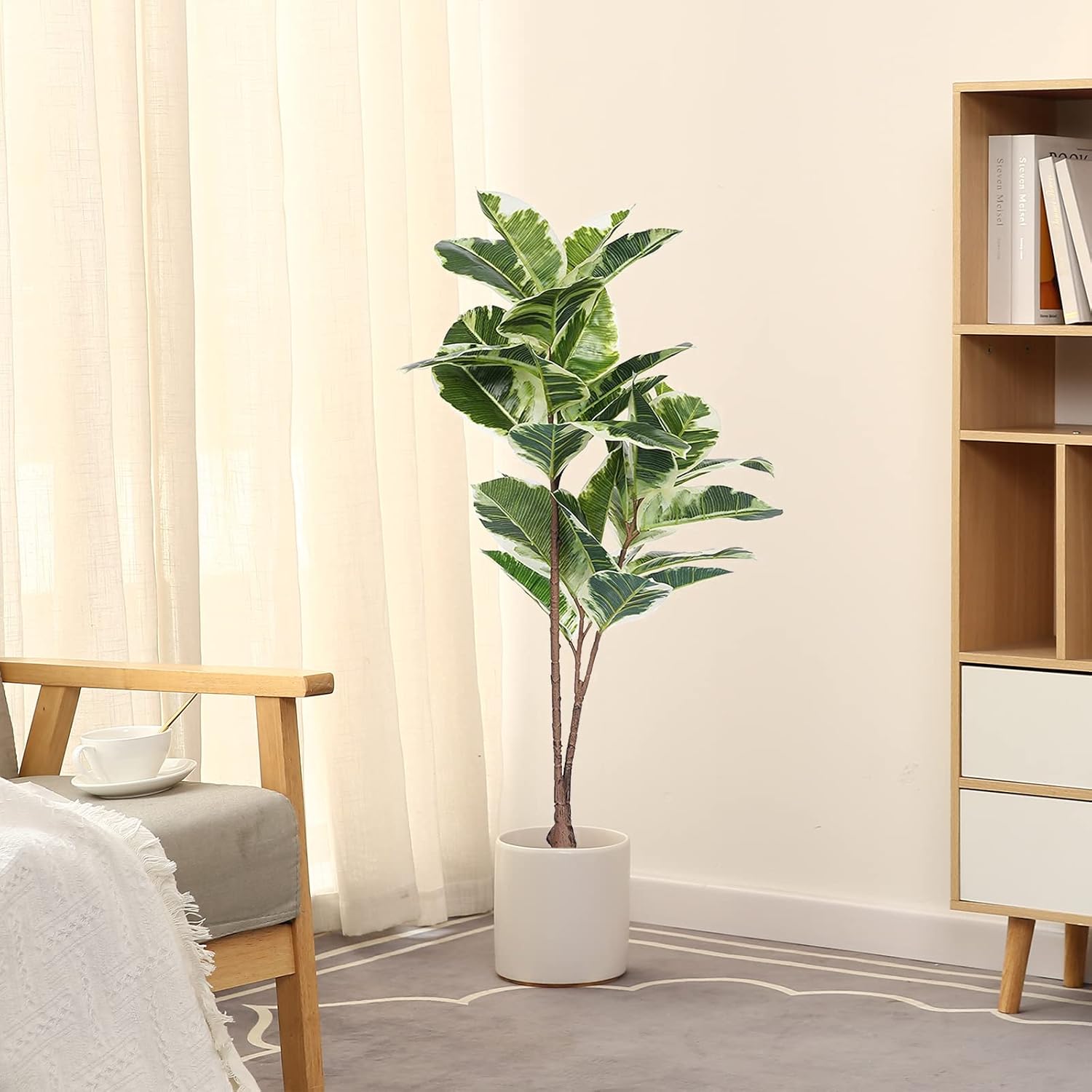 Artificial Rubber Tree Ficus P - Rubber Plant Ficus recensione e prezzo