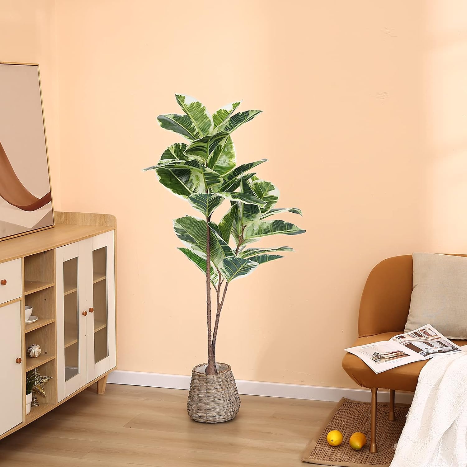 Artificial Rubber Tree Ficus P - Rubber Plant Ficus recensione e prezzo
