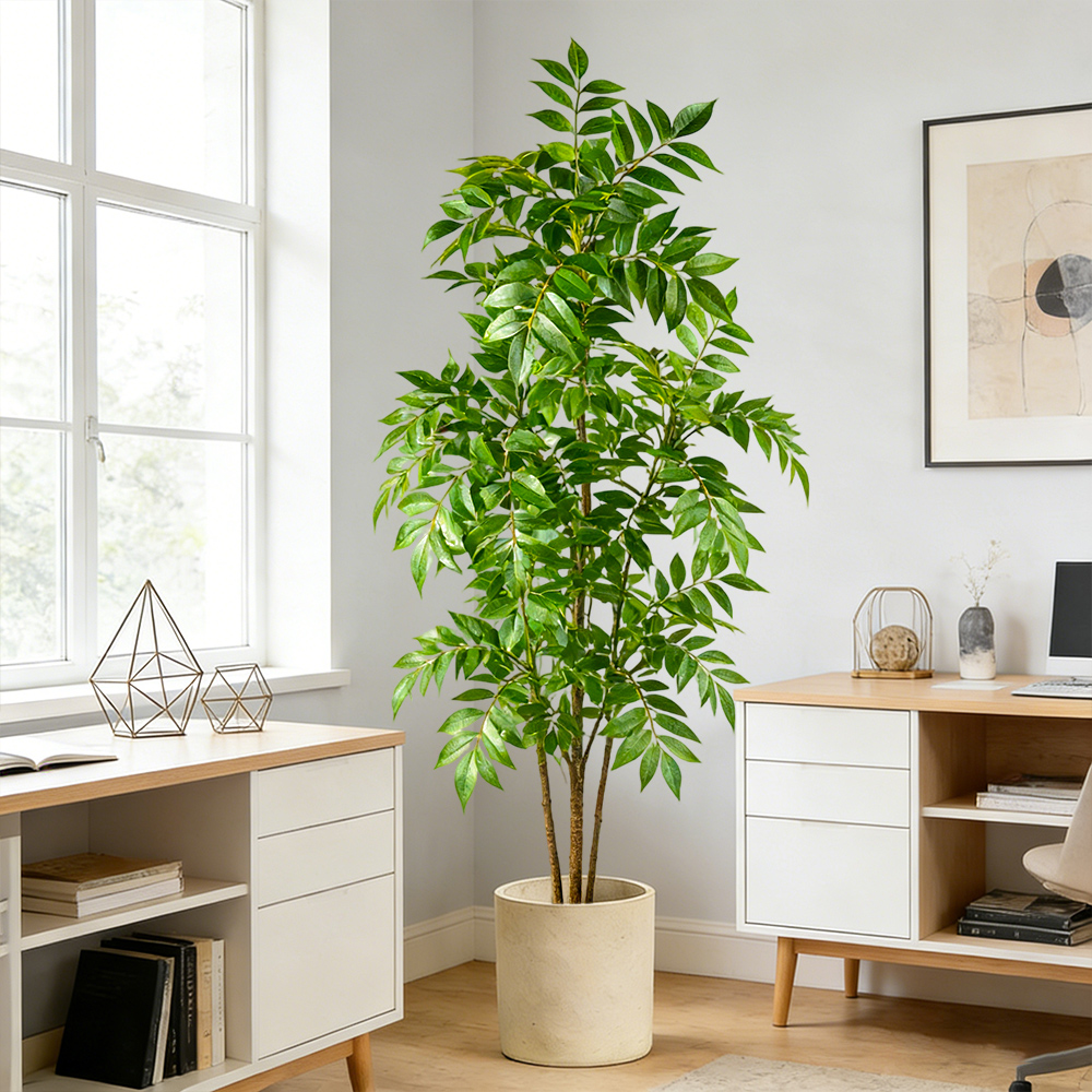 76-140cm Artificial Rubber Tre - Rubber Plant Ficus recensione e prezzo