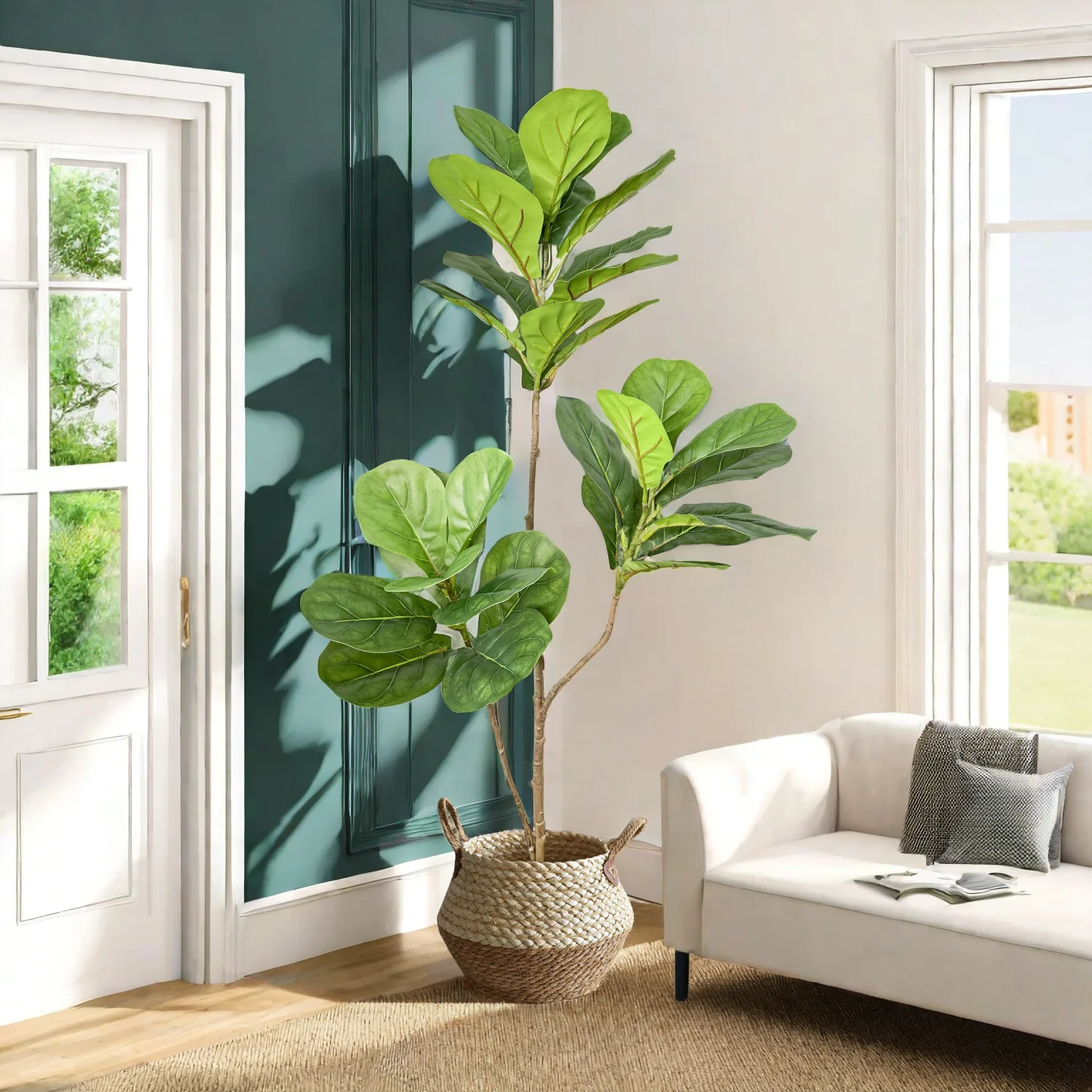 70/135cm Artificial Ficus Tree - Rubber Plant Ficus recensione e prezzo