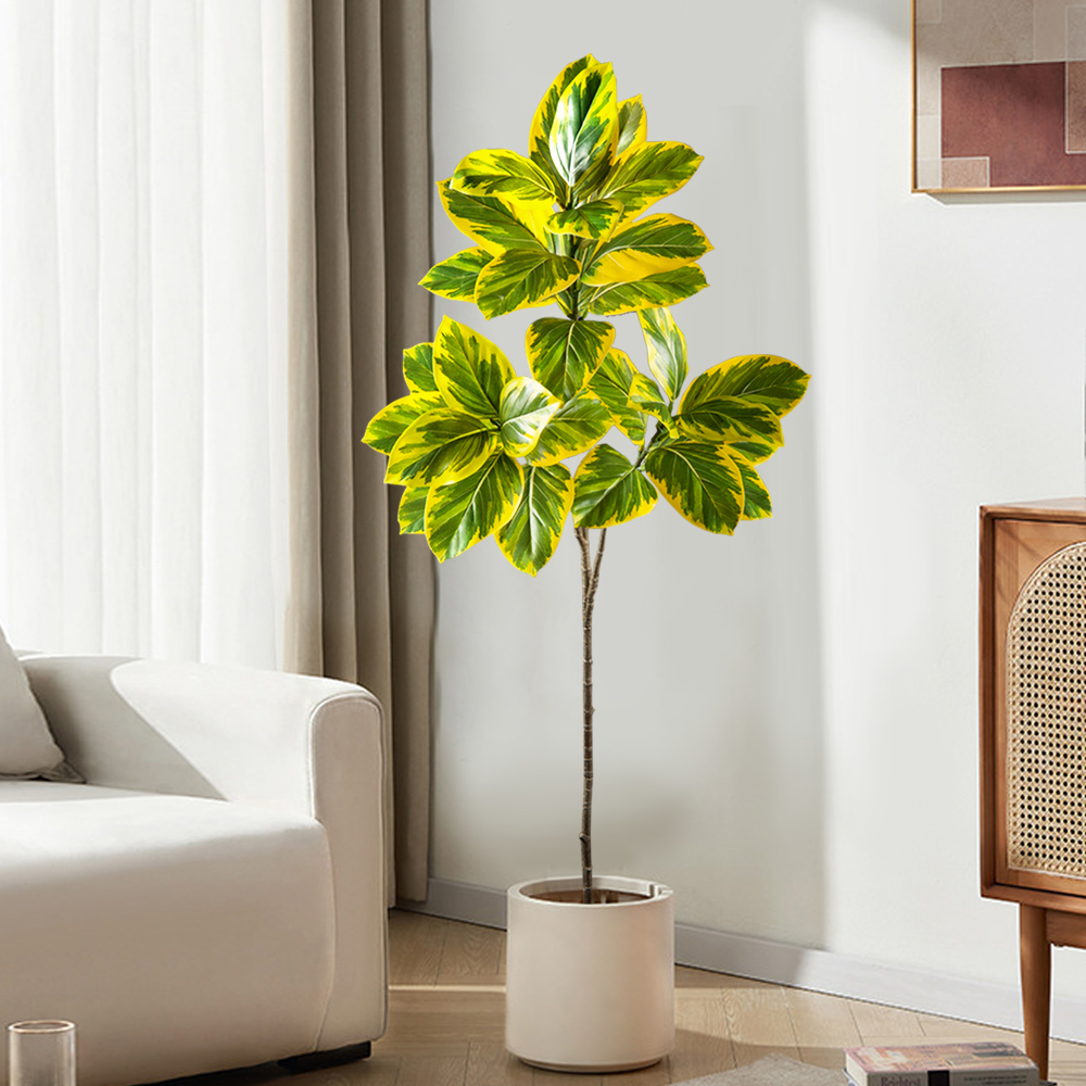 70-130cm Artificial Banyan Tre - Rubber Plant Ficus recensione e prezzo