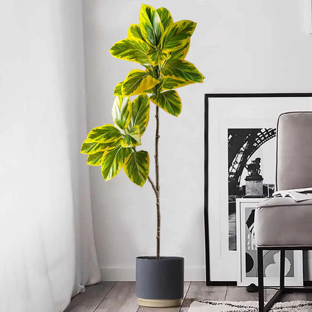 70-130cm Artificial Banyan Tre - Rubber Plant Ficus recensione e prezzo