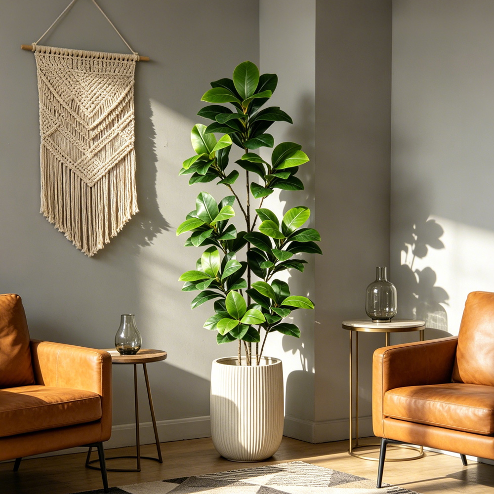 74-140cm Large Artificial Bany - Rubber Plant Ficus recensione e prezzo