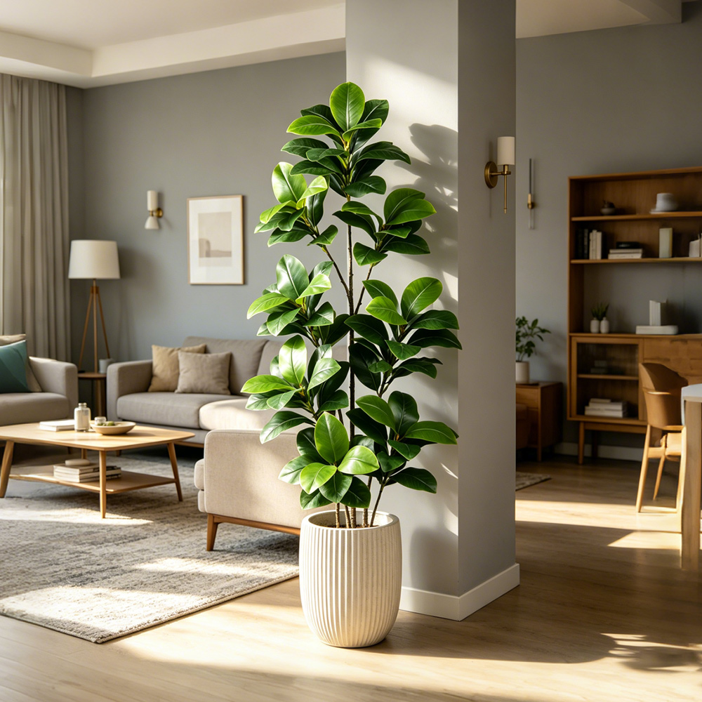 74-140cm Large Artificial Bany - Rubber Plant Ficus recensione e prezzo